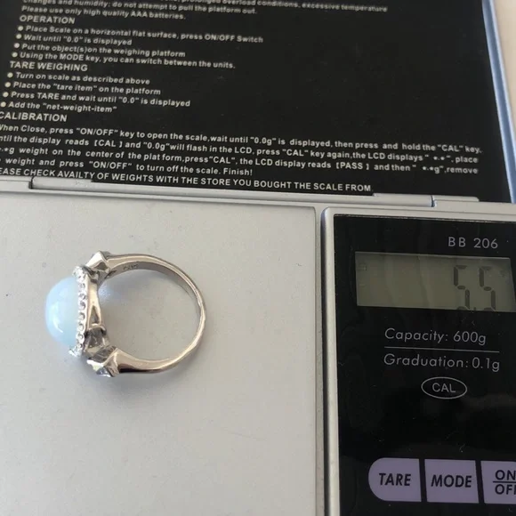 Vintage Women ring size 9 T#1 - Picture 6 of 9